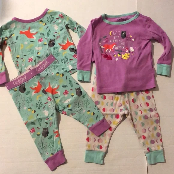 Cat & Jack Pajamas 2 pair - Picture 1 of 6